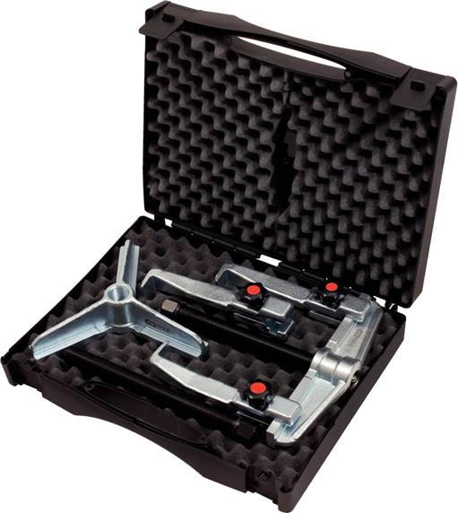 KS Tools 625.1703 Schnellspann-Universal-Abzieher-Satz, 7-tlg. 50-160mm