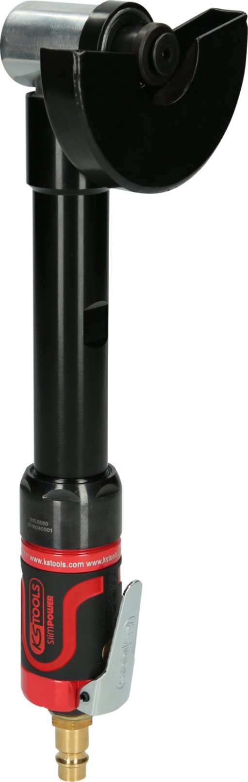 KS Tools 515.5560 1/4 SlimPOWER Mini-Druckluft-Stab-Trennschleifer, lang