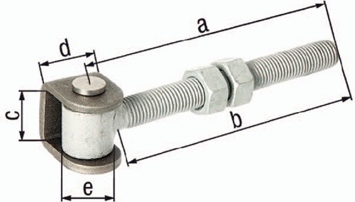 GAH 418366 Torband  144x138x37x30mm Stahl roh