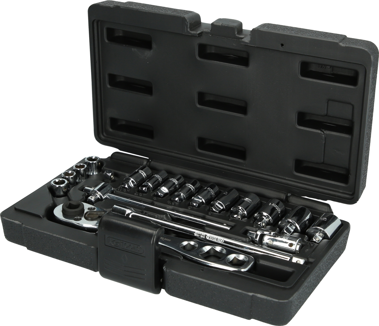 KS Tools 130.0300 Kälte-Klima-Steckschlüssel-Satz, 19-tlg.