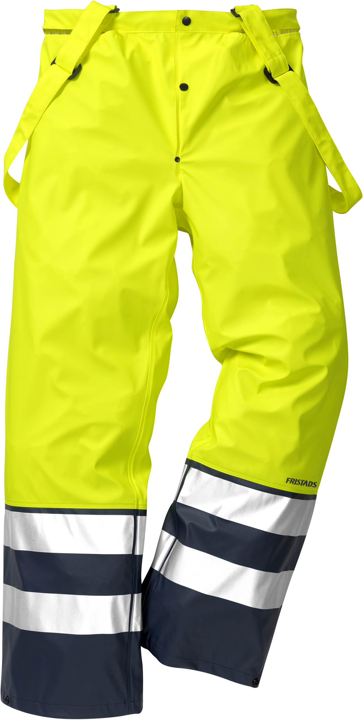 FRISTADS 111376-171 High Vis Regenhose Kl. 2 2625 RS  Gr.XS Warnschutz-Gelb/Mari