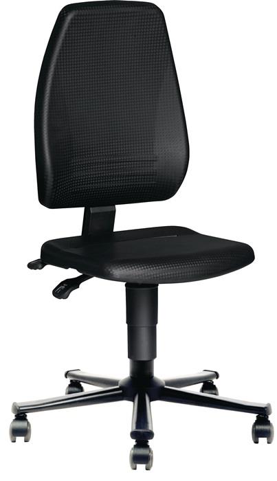 TECWERK 2000425201 Arbeitsdrehstuhl Rl.Integralschaum schwarz 440-620mm TECWERK