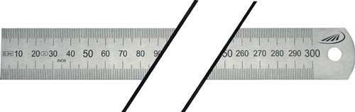 HELIOS PREISSER 0460210 Stahlmaßstab  Länge 1500 mm rostfreier Stahl biegsam Tei
