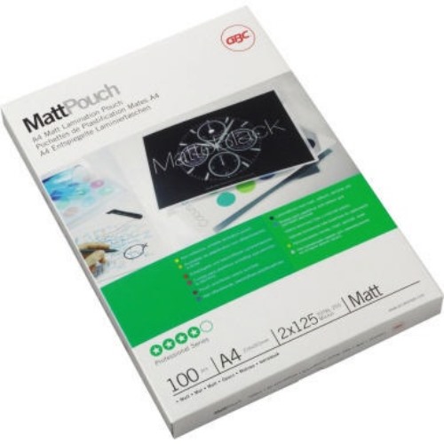 GBC Folientasche MattPouch 3747241 DIN A4 125mic 100 St./Pack.