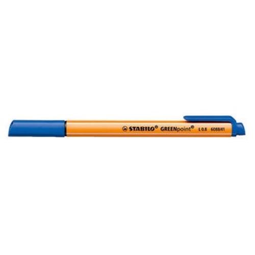 STABILO Feinschreiber GREENpoint 6088/41 0,8mm blau