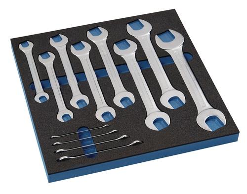 TECWERK 2000871232 Werkzeugmodul 12-tlg.2/3-Modul Schlüsswelweiten 6x7-30x32mm T