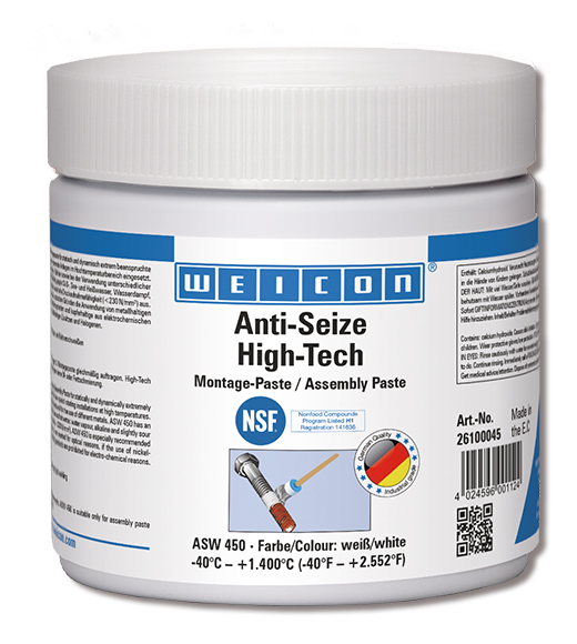 WEICON 10000196 (26100045) Anti-Seize ASW 450 450 g, High-Tech Montagepaste