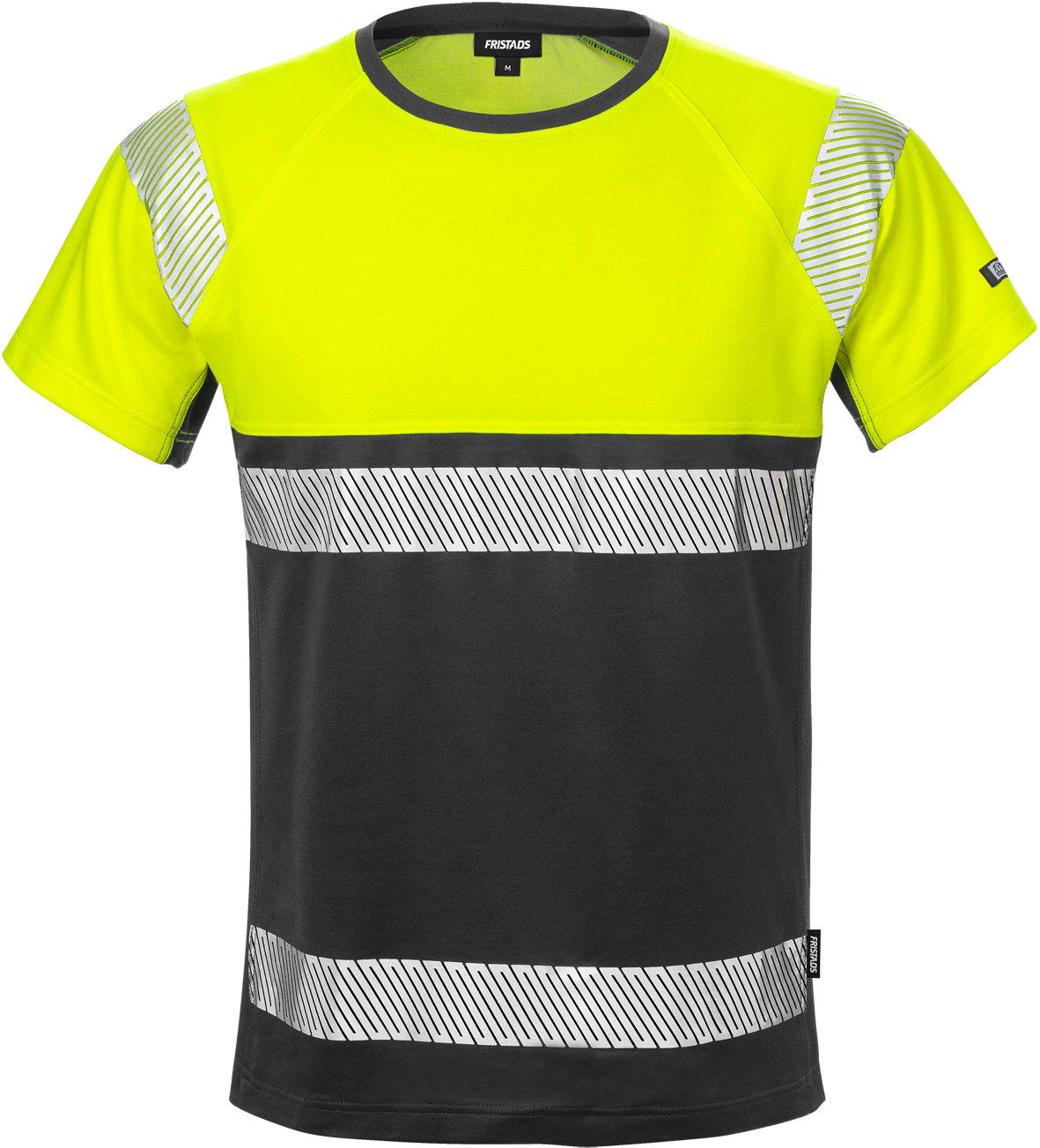 Fristads 129511-196-XS High Vis T-Shirt, Kl. 1 7518 THV Dynamic Rippstrick am Kr