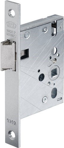 BKS B 1307 0127 Einsteck-Fallenschloss 1307 20/55/8 mm DIN links / rechts silber