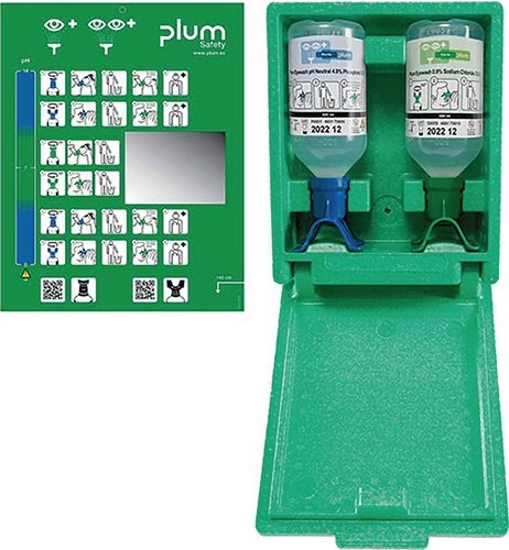 PLUM 4862 Augennotfallstation DUO 0,5l pH Neut.DUO,0,5l Augenspüllös.DUO