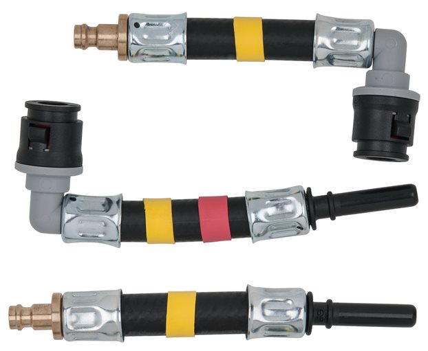 KS Tools 150.1865 Adapter-Satz 3-tlg. SAE 8 x 30 mm (gelb)