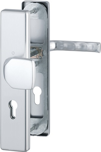 HOPPE 3673198 Schutzgarnitur London 61G/2221/2210/113 Aluminium F1 72 mm 37-47 m