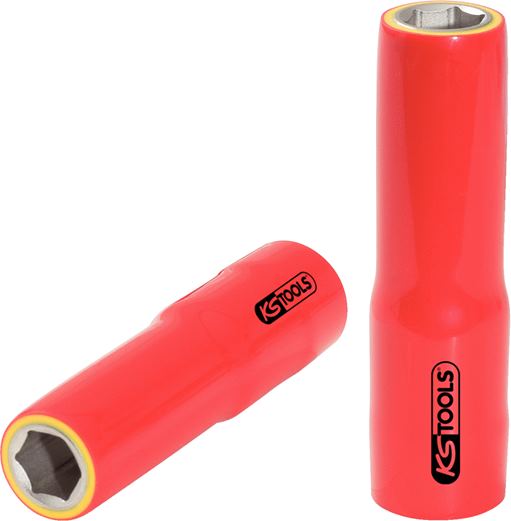 KS Tools 117.1350 1/2'' Stecknuss mit Schutzisolierung, lang, 32mm