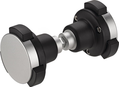 AMF 555224 Knopfdrückerpaar 490GN / KIDLOC Material Aluminium und Kunststoff dre