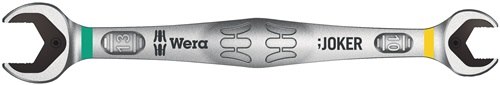 WERA 5003760001 Doppelmaulschlüssel Joker 10 x 13 mm Länge 167 mm verchromt