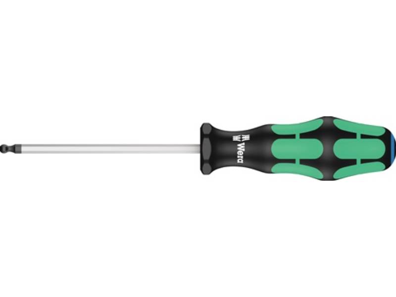 Wera 5022810001 6KT-Kugelkopfschraubendreher 352 SW 4,0 x 100 mm SW 4mm Klingen-