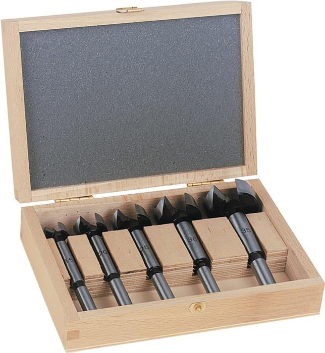 TECWERK  Forstnerbohrer-Satz Type 0310 5-teilig Ø 15, 20, 25, 30, 35 mm