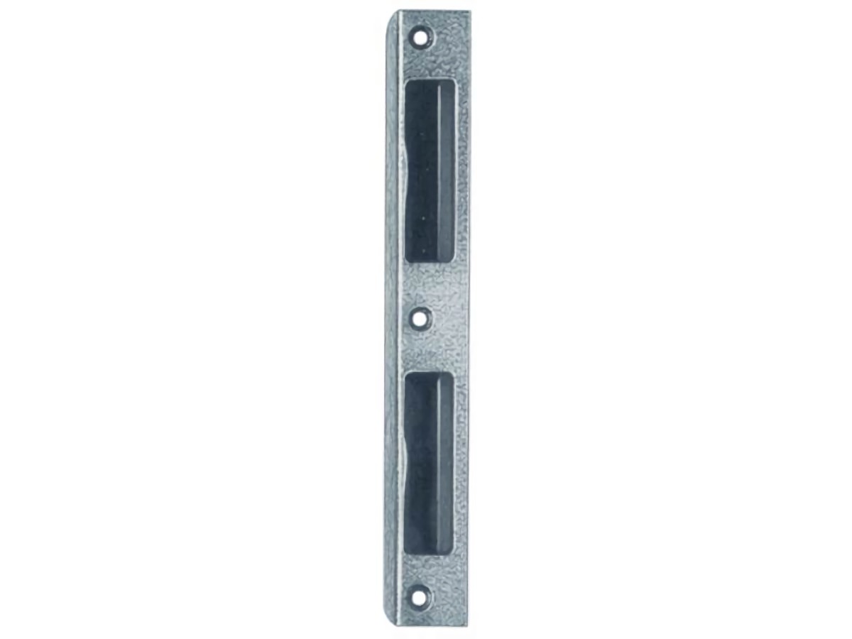 SSF 4051 00/100G Winkelschließblech  Stahl silber Winkel Breite 20 mm rund Tiefe