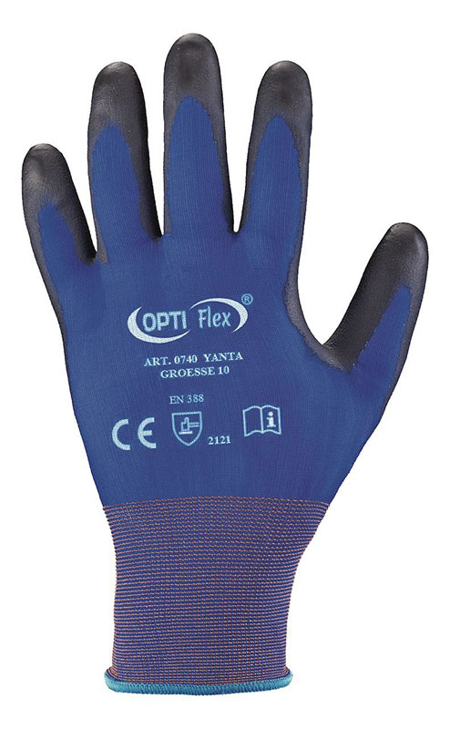 Gr .6 *YANTA* OPTI FLEX® HANDSCHUHE blau *YANTA* OPTI FLEX® GLOVES