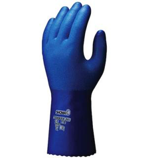 SHOWA 281 Montagehandschuh Temres Gr.10 (XL) Nylon-PU blau  wasserdicht