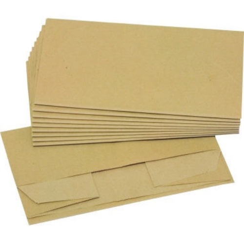 Müllsack Bio 20+16x36cm Papier braun 10 St./Pack.