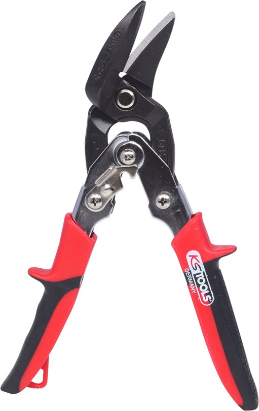 KS Tools 118.0046 Figuren-Durchlaufschere, linksschneidend