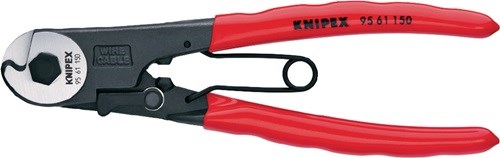 KNIPEX 95 61 150 Bowdenzugschneider  Gesamtlänge 150 mm Drahtseil-D. 3 mm polier