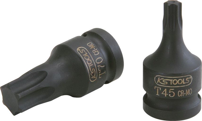 KS Tools 911.0957 1/2'' Kraft-Bit-Stecknuss Torx, kurz, T80