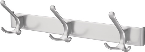 HERMETA 0823-01E Huthakenleiste 0822-0823 3 Haken Ausladung 96 mm Leichtmetall s