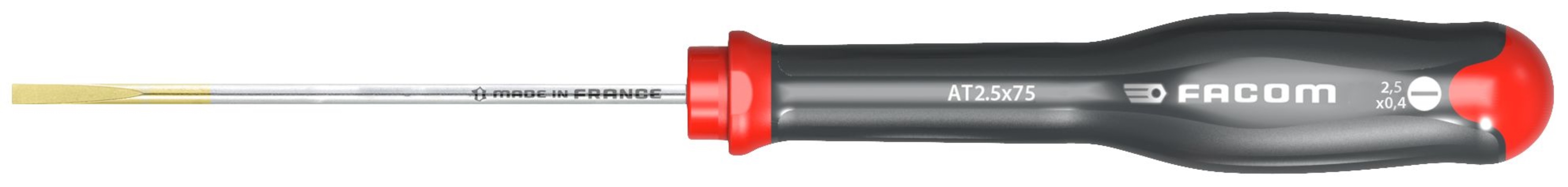 Facom AT3X75 Schraubendreher PROTWIST Schlitz 3 mm