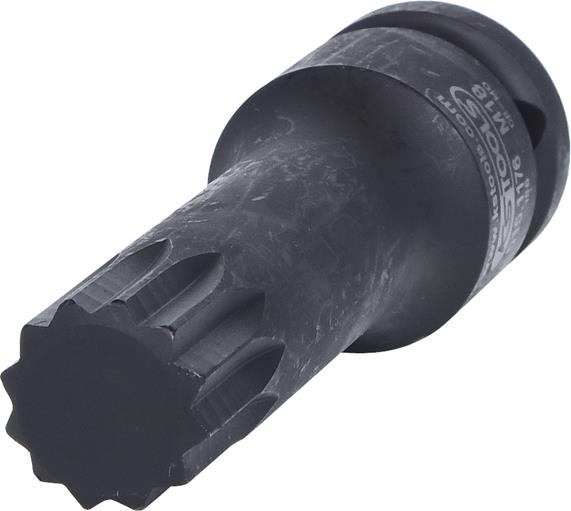 KS Tools 515.1176 1/2'' Kraft-Bit-Stecknuss XZN,lang,M18