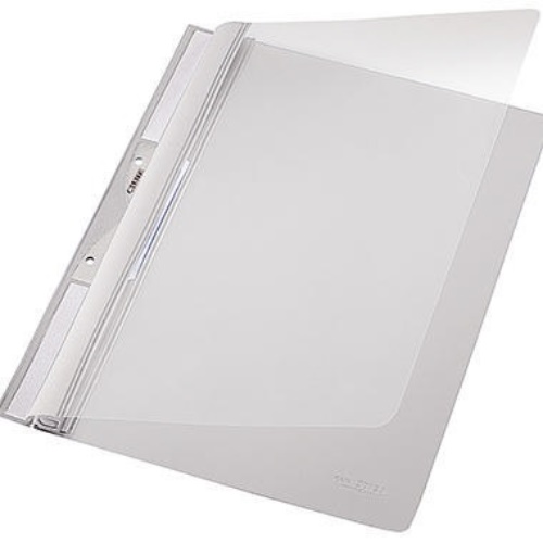 Leitz Einhakhefter 41900085 DIN A4 kfm. Heftung PVC grau