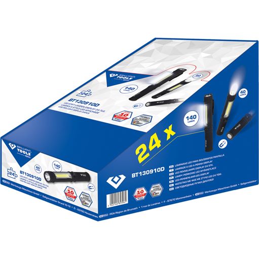 Brilliant Tools  BT130910D LED Stift Lampen Display 24 tlg.