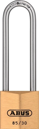 ABUS 4720 Zylindervorhangschloss 85/30HB65 gl Schlosskörperbreite 30 mm Messing
