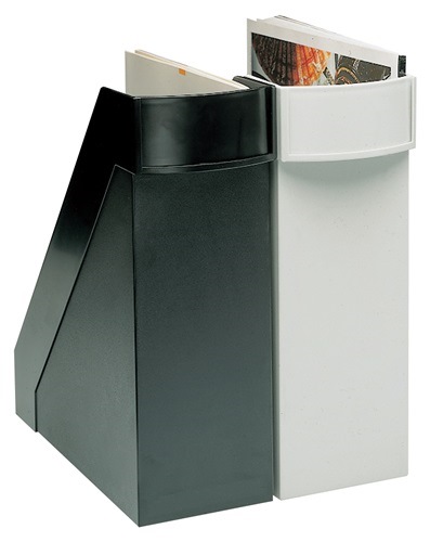 HELIT H6361582 Stehsammler  DIN A4 H290xB102xT248 mm Kunststoff lichtgrau