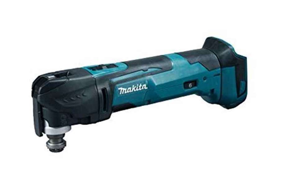 Makita DTM51Z Akku-Multifunk.Werkzeug 18,0 V (ohne Akku + Ladegerät)
Akku: 18V, Li-Ionen  Leerlaufdrehzahl: 6000-20000rpm  Oszillationswinkel: 3.2°  Werkzeugaufnahme: Innensechskant  Besonderheiten: Drehzahlregulierung, Softgrip, Sanftanlauf, Wiederan