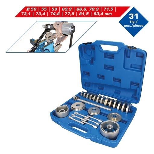 Brilliant Tools  BT671650 Radlager-Werkzeug-Satz, 31-tlg.