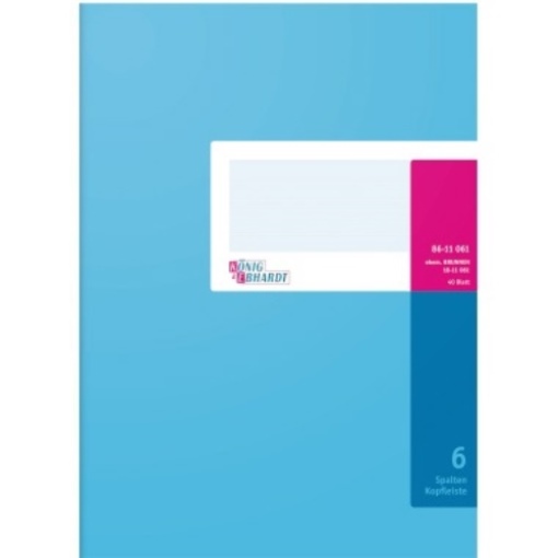 K+E Spaltenbuch A4 6 Spalten 40 Bl 8611061