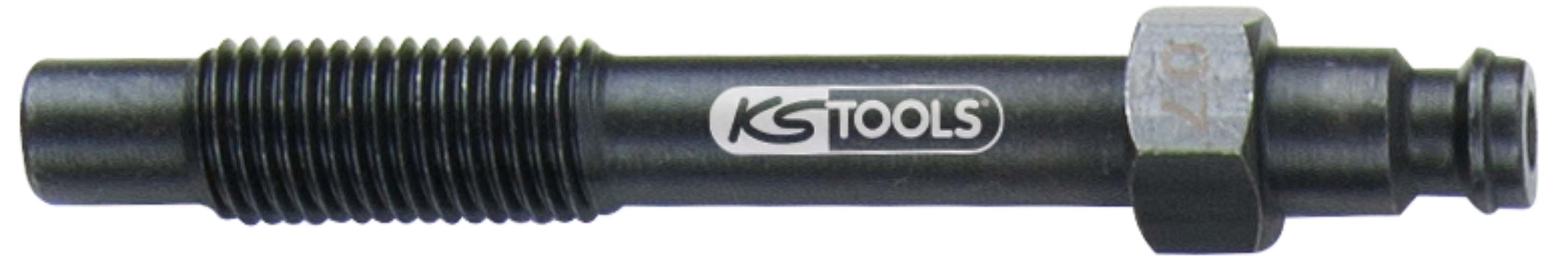KS Tools 150.3668 Injektoren Adapter, M10x1,25 mit Außengewinde, Länge 82 mm