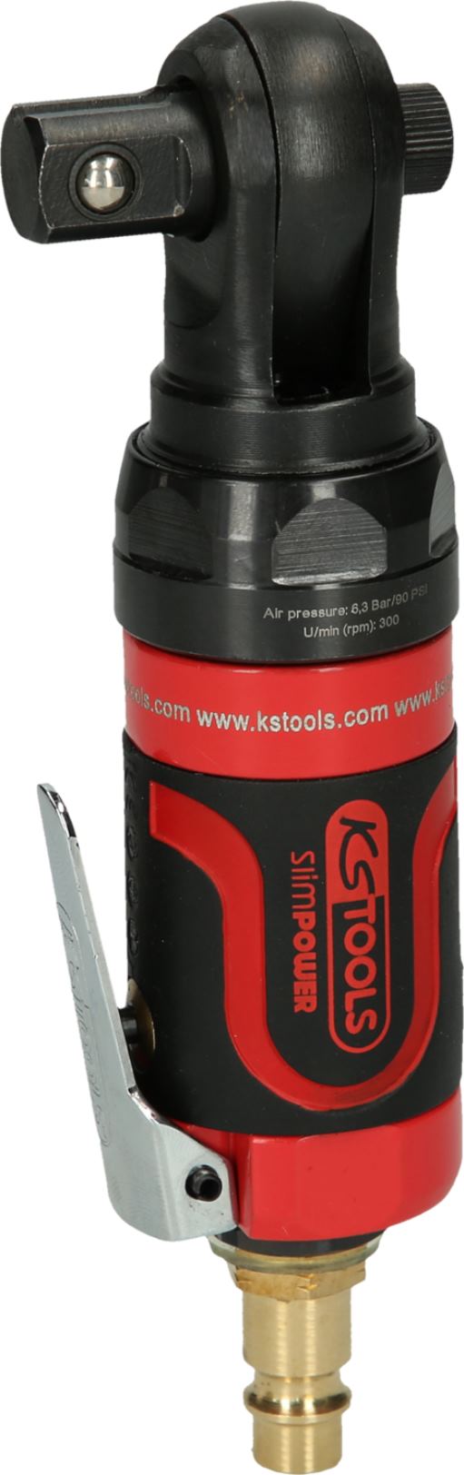 KS Tools 515.5515 1/2'' SlimPOWER Mini-Druckluft-Umschaltratsche 34Nm