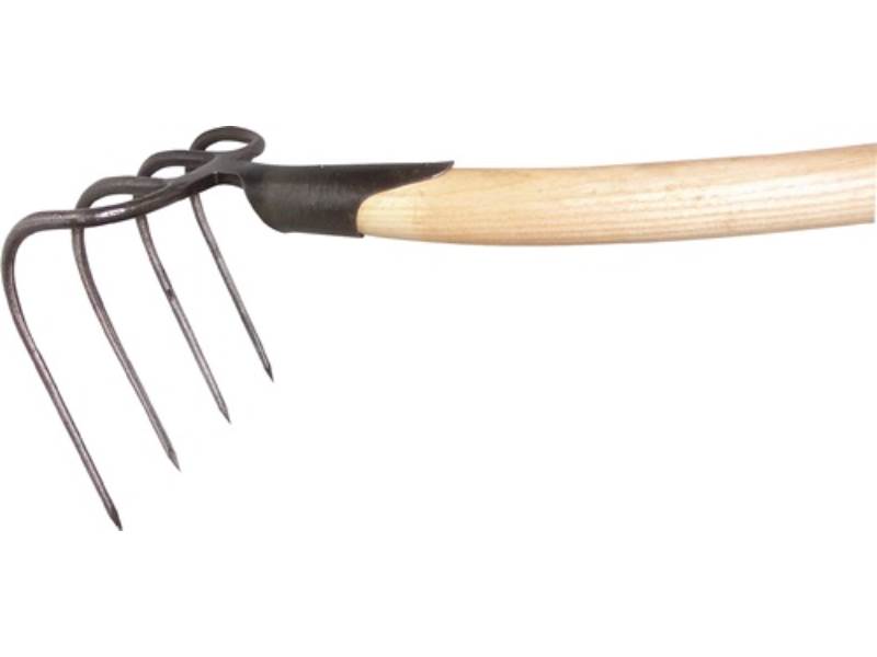PROMAT 1022 Dunghacke  Zinkenlänge 210 mm m. Federdülle, m. Stiel Gewicht 1200 g