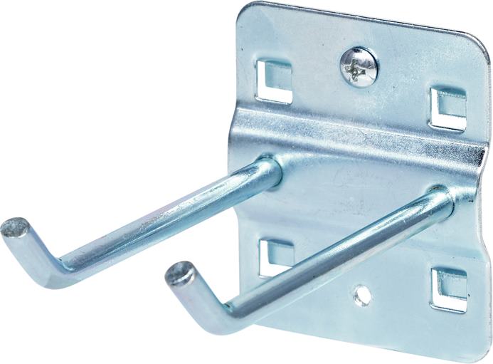 KS Tools 860.0814 Doppelter Werkzeughalter mit schrägem Hakenende, Ø 6 mm, 75mm