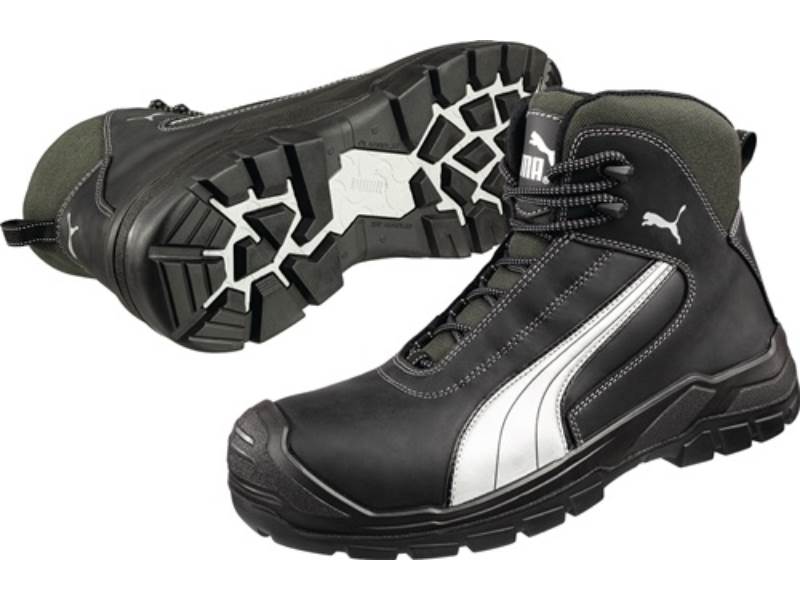 PUMA 630210202000048 Sicherheitsstiefel Cascades Mid Größe 48 W. 11 schwarz/weiß