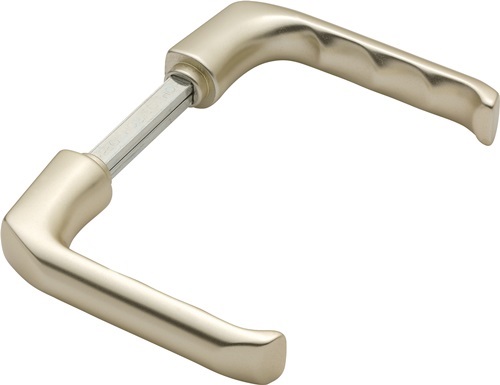 HOPPE 6168413 Türdrückerpaar London 113 H Aluminium F2 ohne Rosetten Vierkant 10