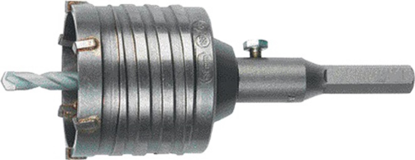 HELLER 23341 Schlagbohrkrone  Nenn-D. 68 mm Gesamtlänge 120 mm für Steckdosen Se