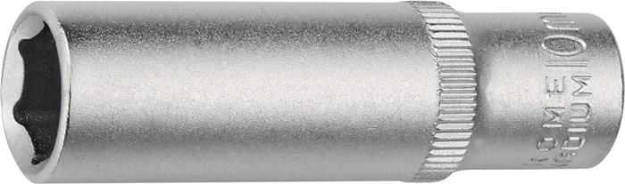 TECWERK  Tiefbett-Steckschlüsseleinsatz  1/4 '' 6-kant, lang Schlüsselweite 10 m