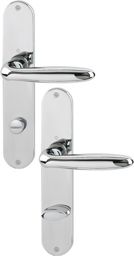 HOPPE 2803755 Langschildgarnitur Verona M151/302 Messing F49-R SK/OL 78 mm DIN l