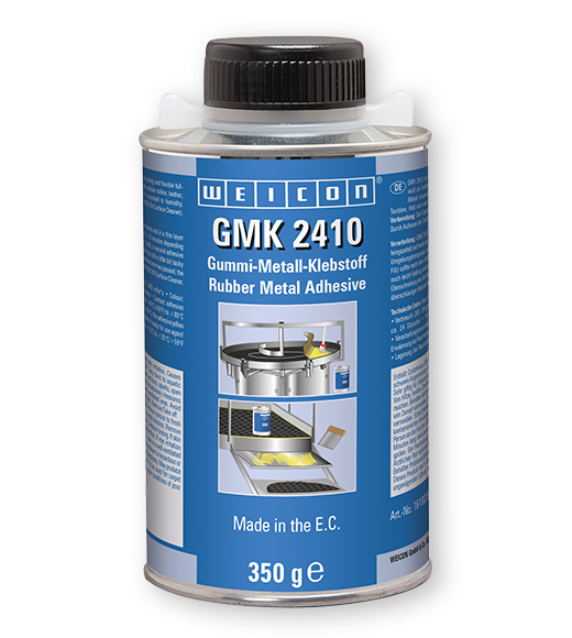 WEICON GMK 2410 Pinseldose 350 g, Gummi-Metall-Klebstoff
Lösemittelhaltiger Kontaktklebstoff auf der Basis von Polychloropren (CR). Er wird zur hochfesten, vollflächigen und flexiblen Verklebung von Gummi/Gummi und Gummi/Metall eingesetzt.