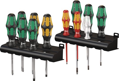 WERA 05051011001 Schraubendreher-Satz Kraftform XXL 2 12-teilig Schlitz / PH / P