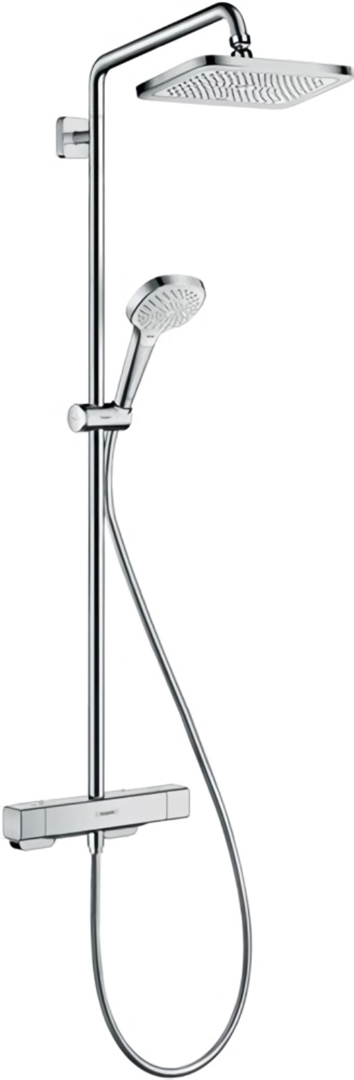 HANSGROHE 27630000 Showerpipe Croma E 280 chrom mit Thermostat